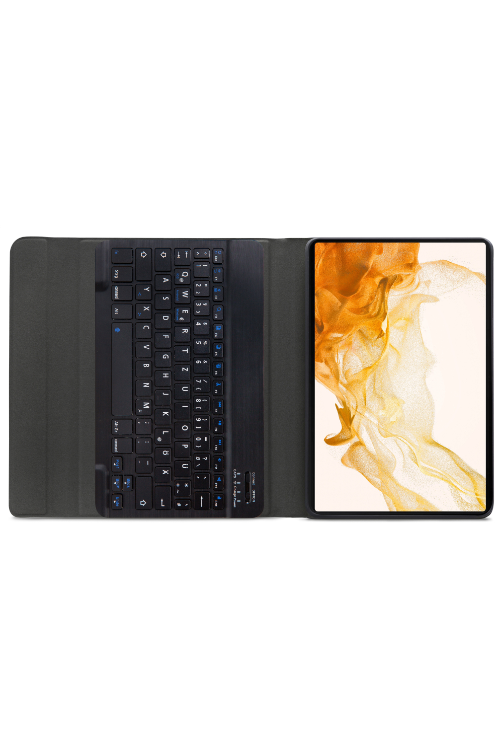 Mobilize Detachable Bluetooth Keyboard Case Samsung Galaxy Tab S7/S8 11 Black Qwertz - Afbeelding 4