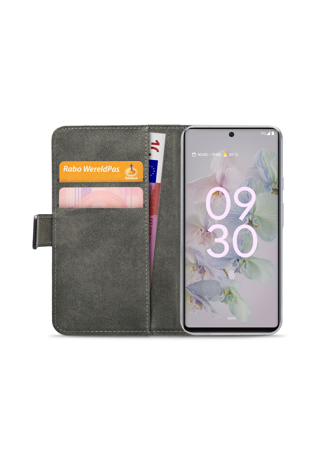 Mobilize Classic Gelly Wallet Book Case Google Pixel 6A Black - Afbeelding 4