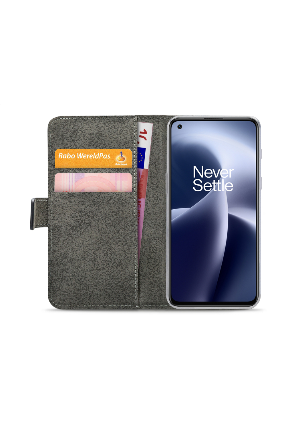 Mobilize Classic Gelly Wallet Book Case Oneplus Nord 2T 5G Black - Afbeelding 4