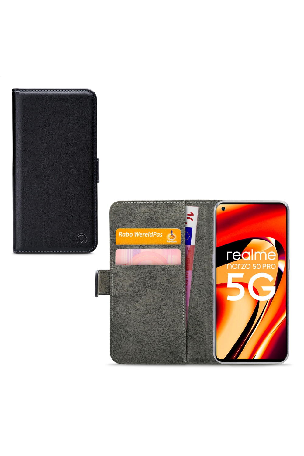 Mobilize Classic Gelly Wallet Book Case Oppo A57 5G/A77 5G/Realme Narzo 50 5G Black
