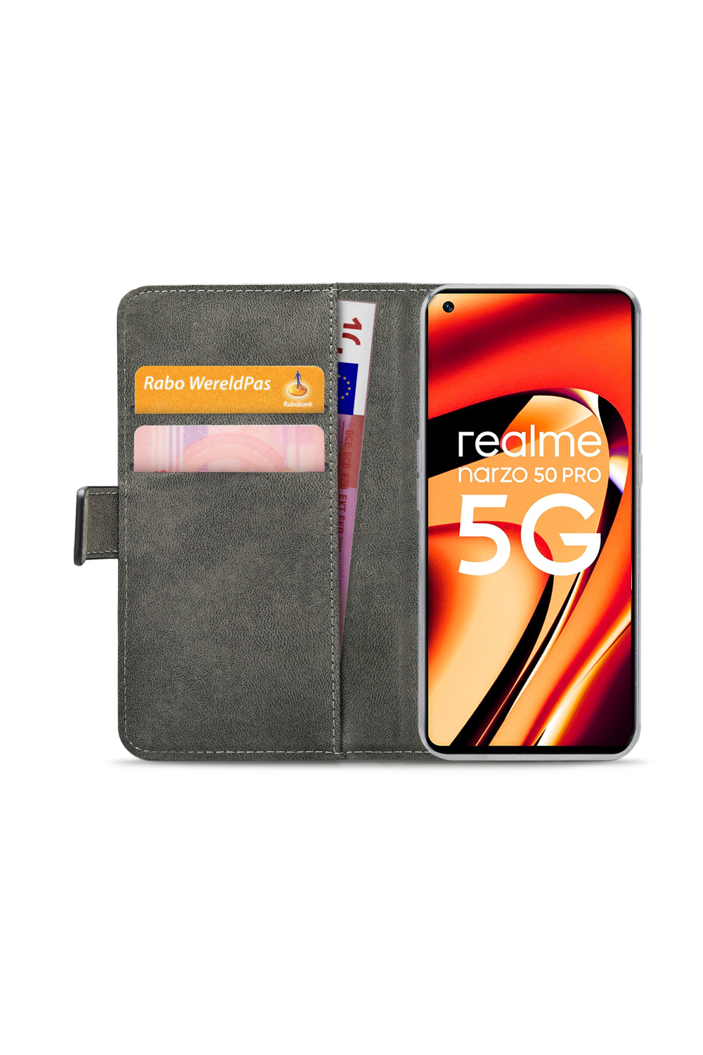 Mobilize Classic Gelly Wallet Book Case Oppo A57 5G/A77 5G/Realme Narzo 50 5G Black - Afbeelding 4