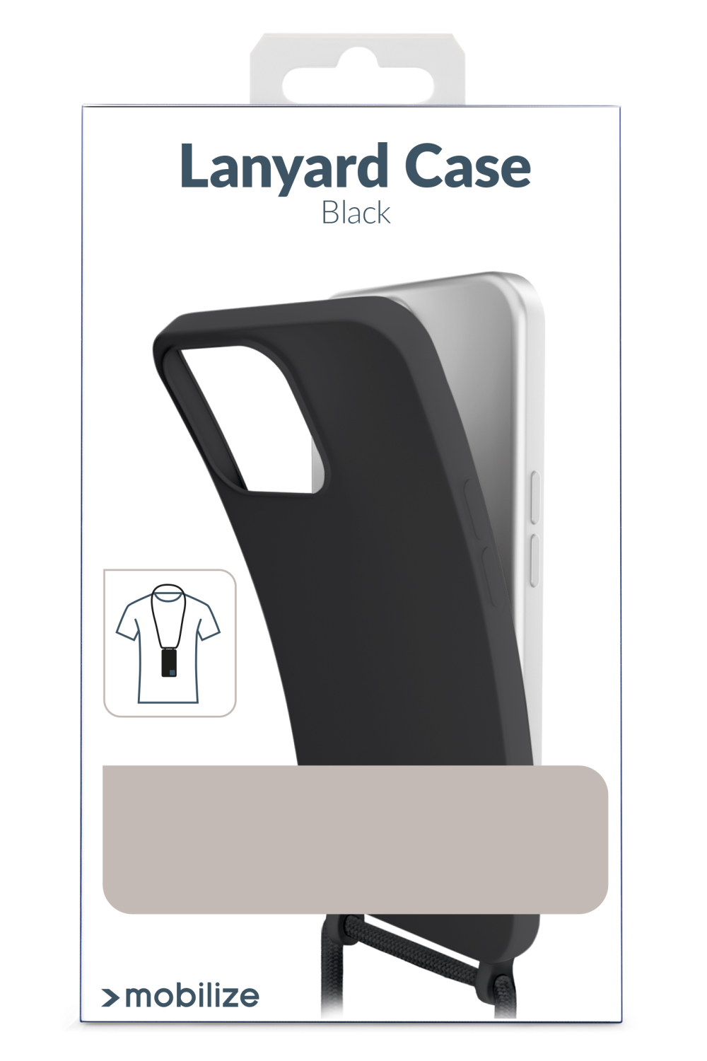 Mobilize Lanyard Gelly Case For Samsung Galaxy A22 5G Black - Afbeelding 10