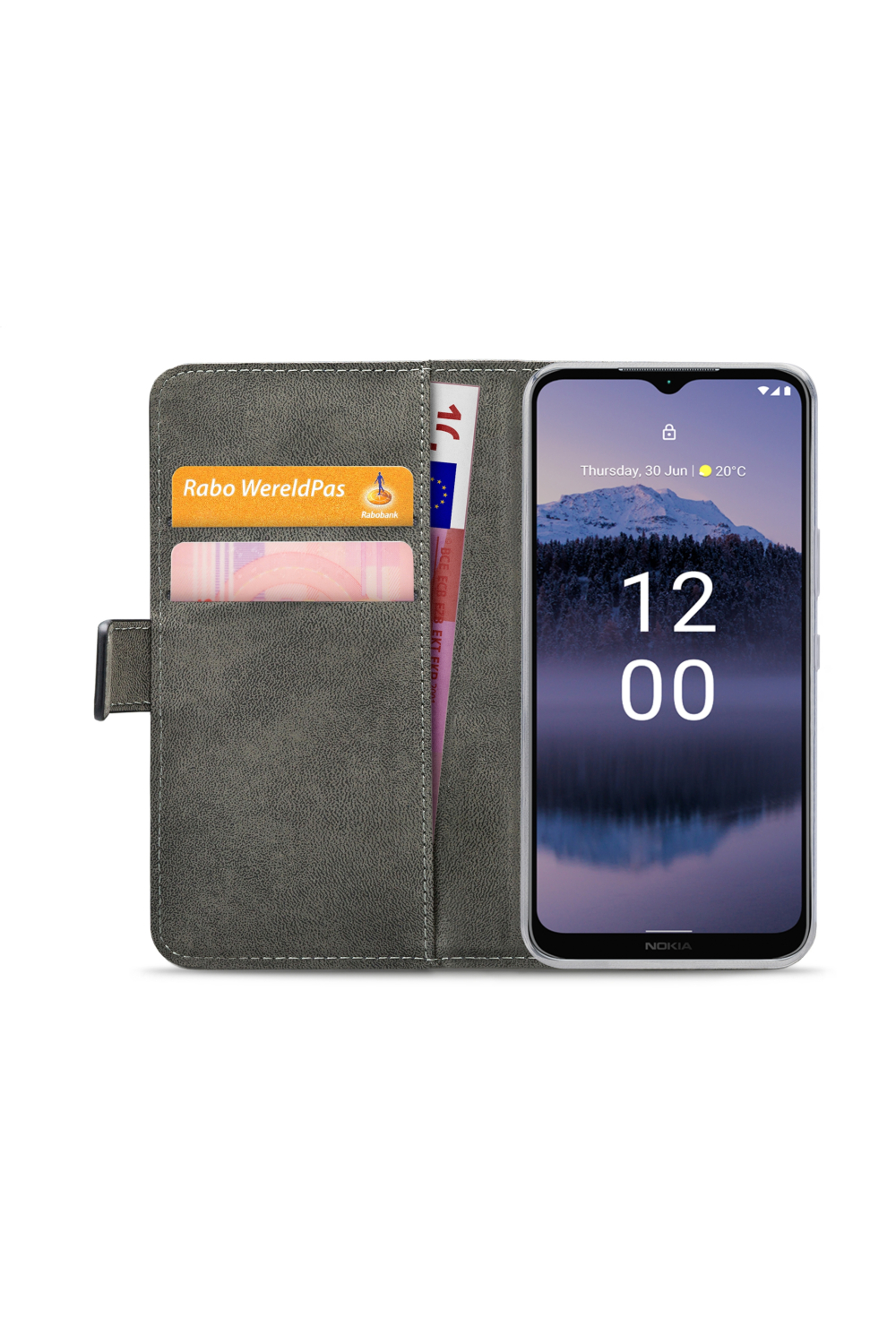 Mobilize Classic Gelly Wallet Book Case Nokia G11 Plus Black - Afbeelding 3