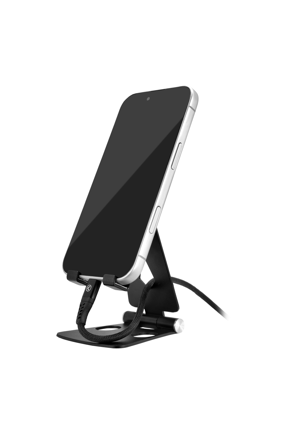 Mobilize Foldable Aluminium Phone Holder Black