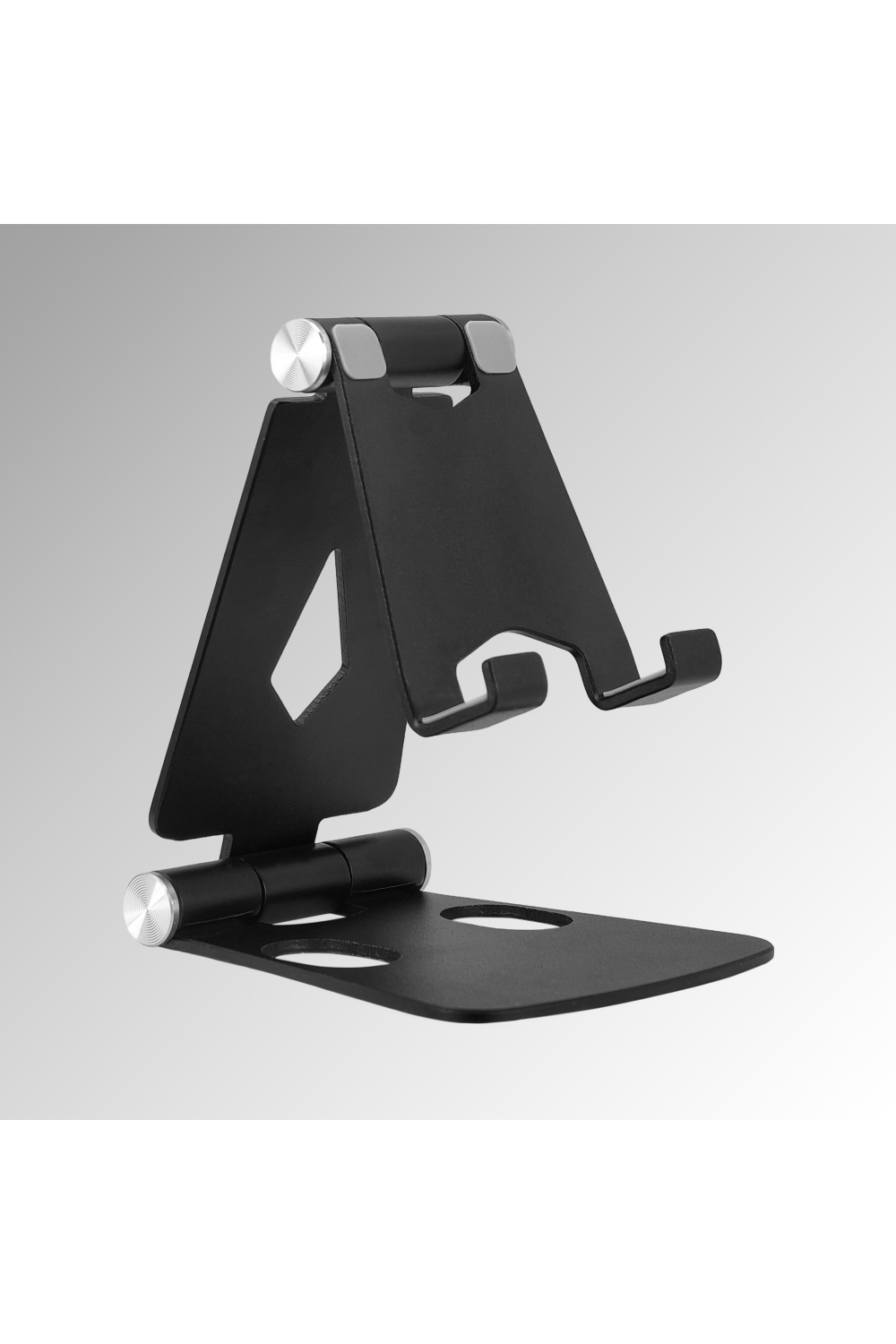 Mobilize Foldable Aluminium Phone Holder Black - Afbeelding 2