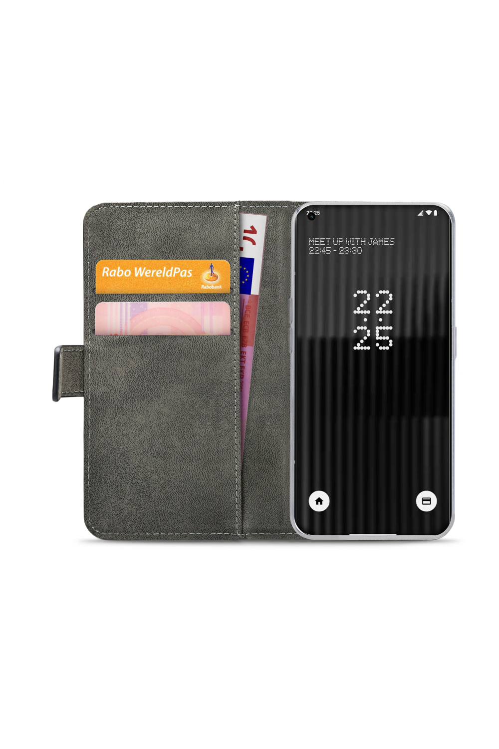 Mobilize Classic Gelly Wallet Book Case Nothing Phone (1) Black - Afbeelding 3
