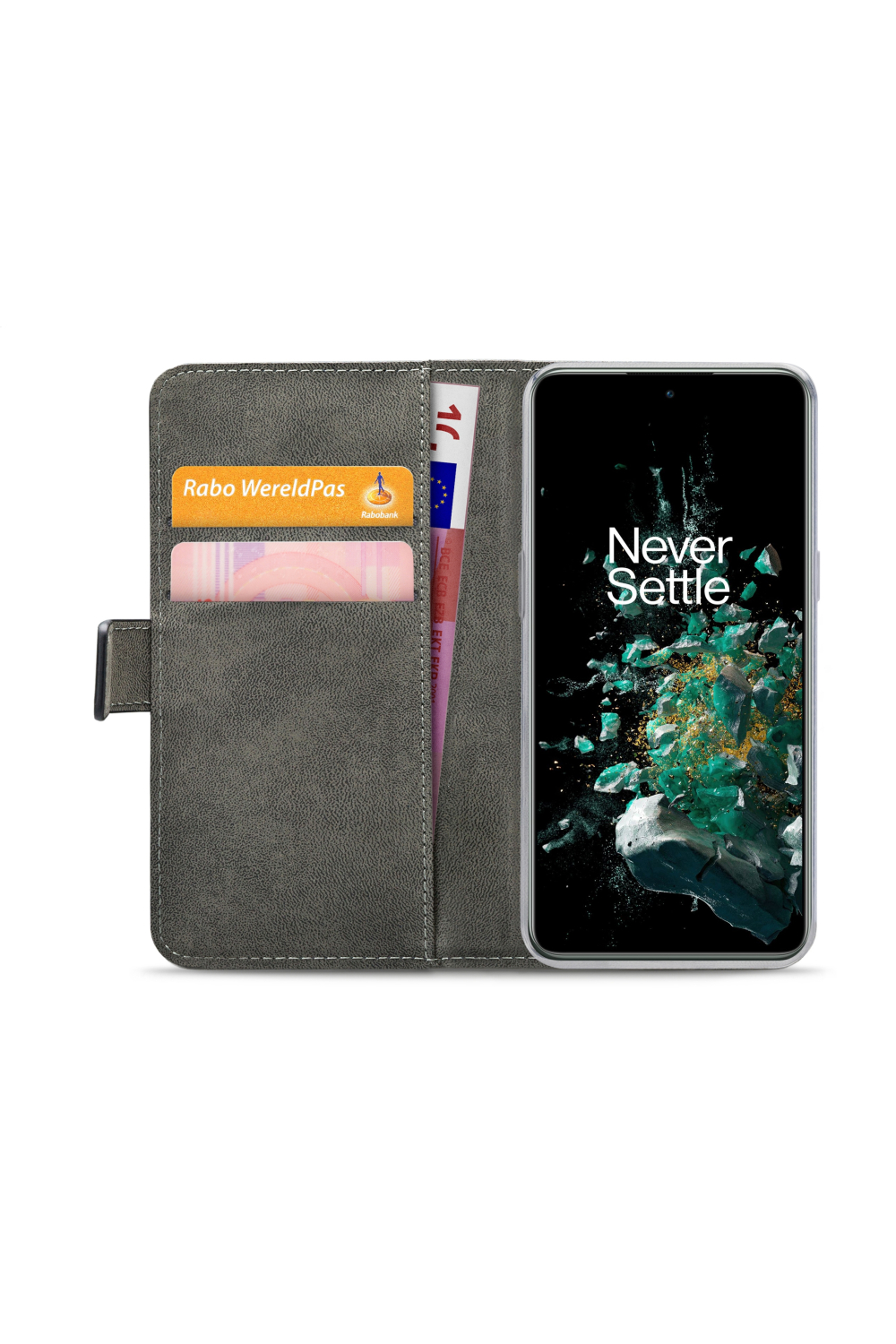 Mobilize Classic Gelly Wallet Book Case Oneplus 10T 5G Black - Afbeelding 3