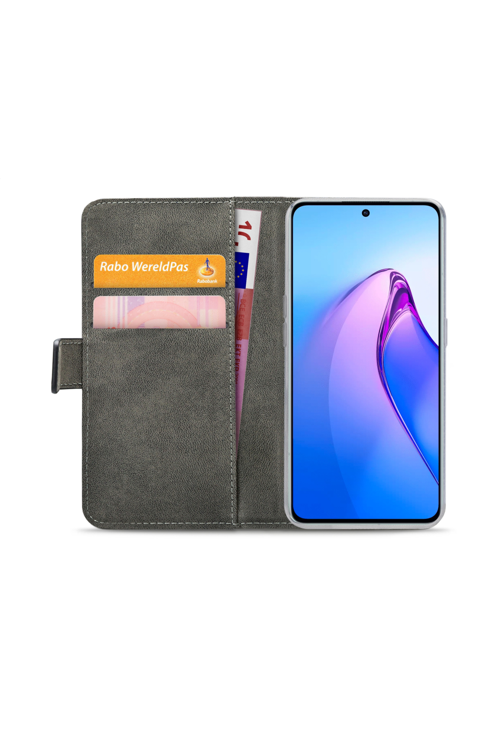 Mobilize Classic Gelly Wallet Book Case Oppo Reno8 Pro 5G Black - Afbeelding 3