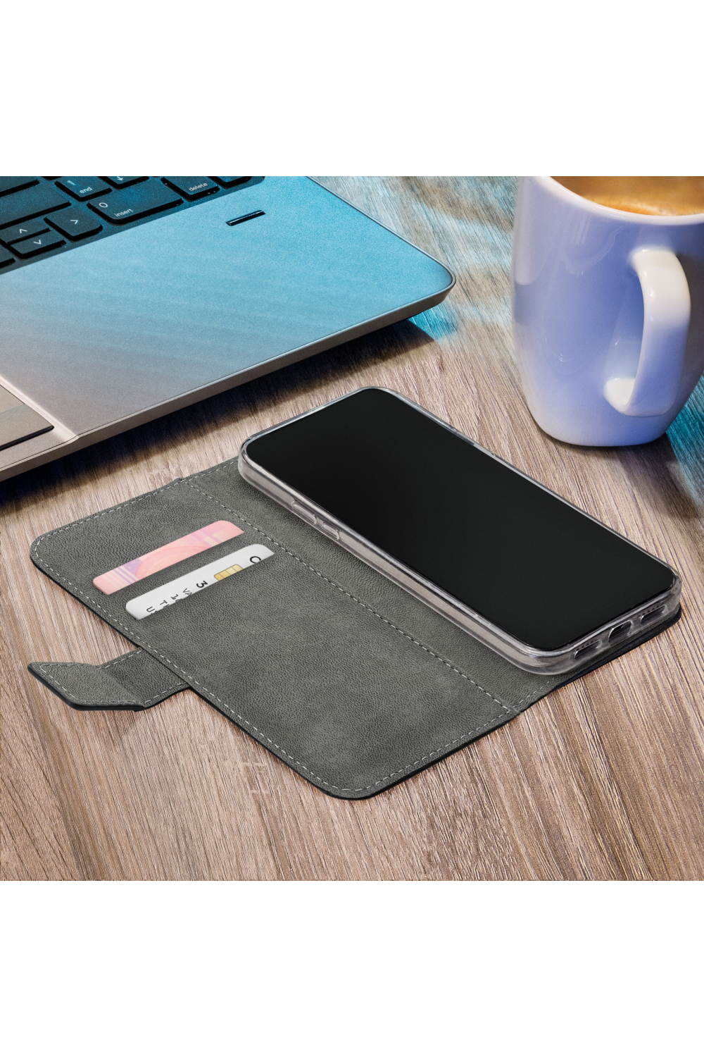 Mobilize Classic Gelly Wallet Book Case Oppo Reno8 Pro 5G Black - Afbeelding 8
