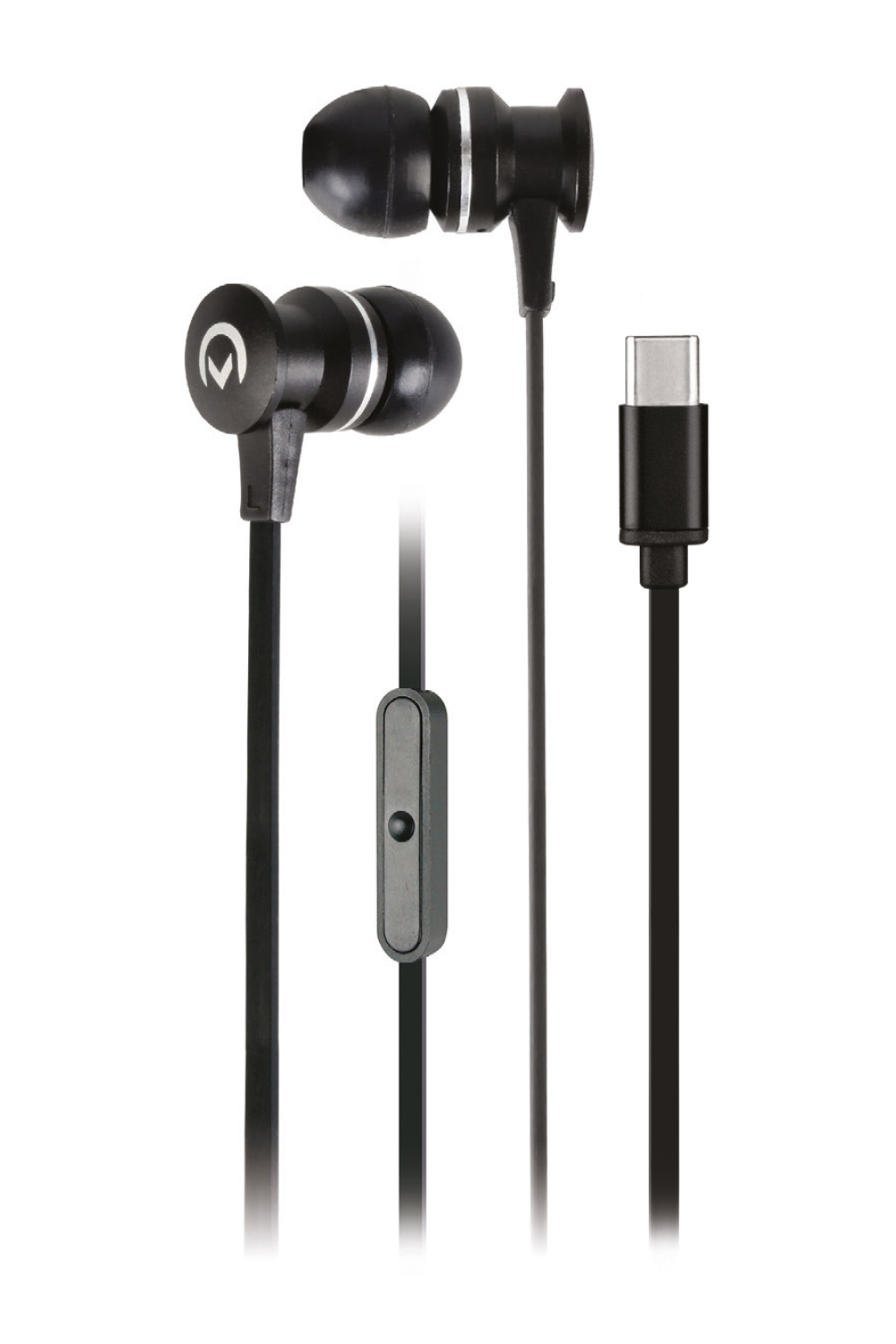 Mobilize In-Ear Stereo Headset With Remote Usb-C Black