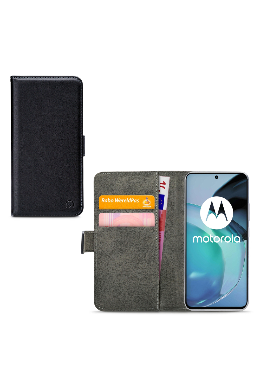 Mobilize Classic Gelly Wallet Book Case Motorola Moto G72 4G Black