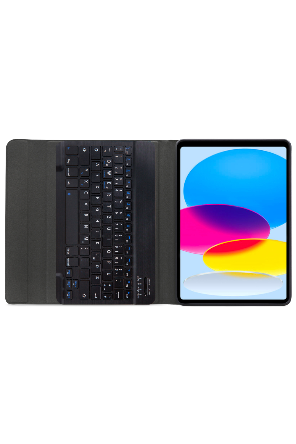 Mobilize Detachable Bluetooth Keyboard Case Apple Ipad 10.9 (2022)/Ipad 11 (2025) Black Qwertz - Afbeelding 4