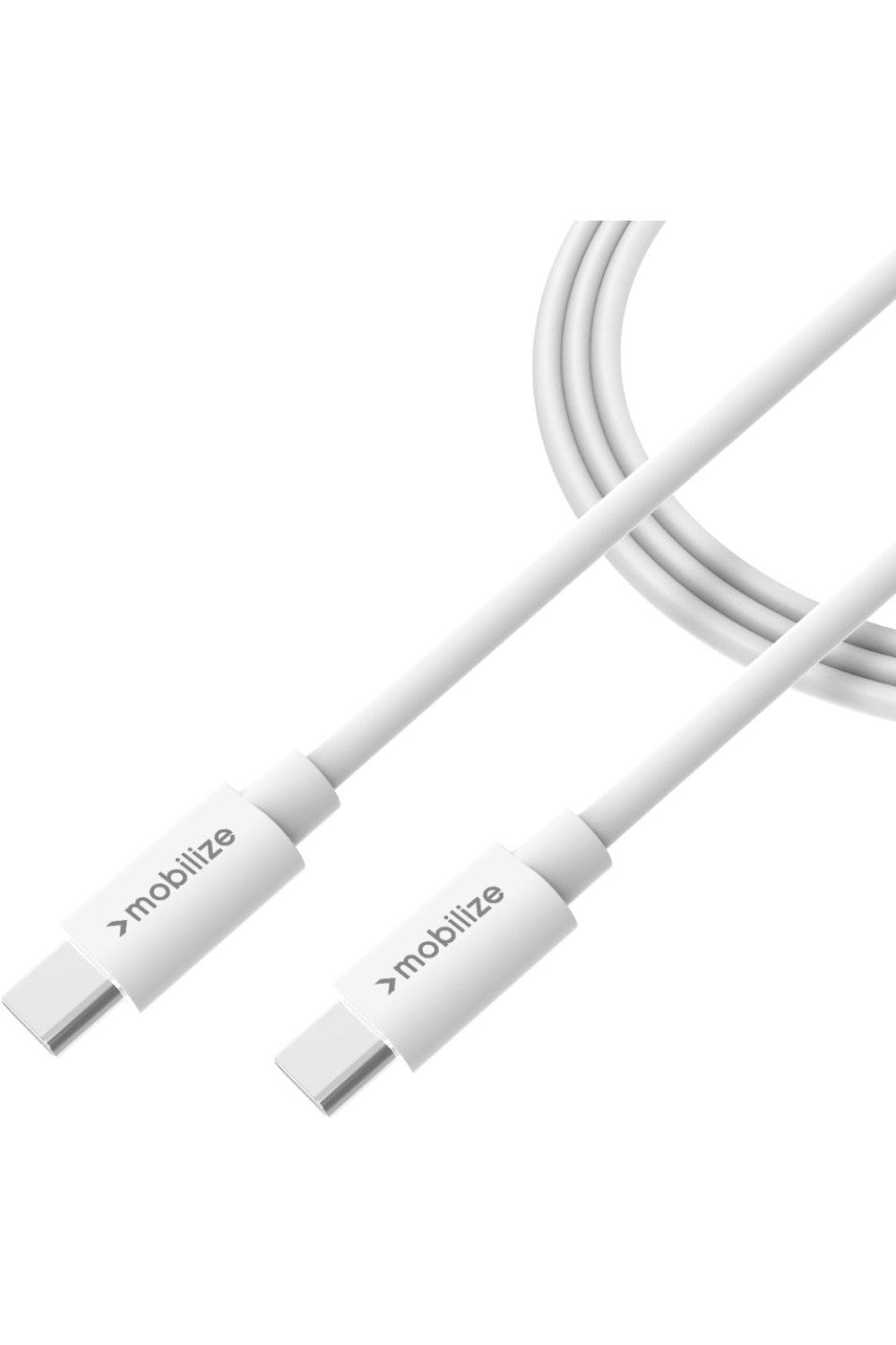 Mobilize Cable Usb-C To Usb-C 1M. 100W White - Afbeelding 3