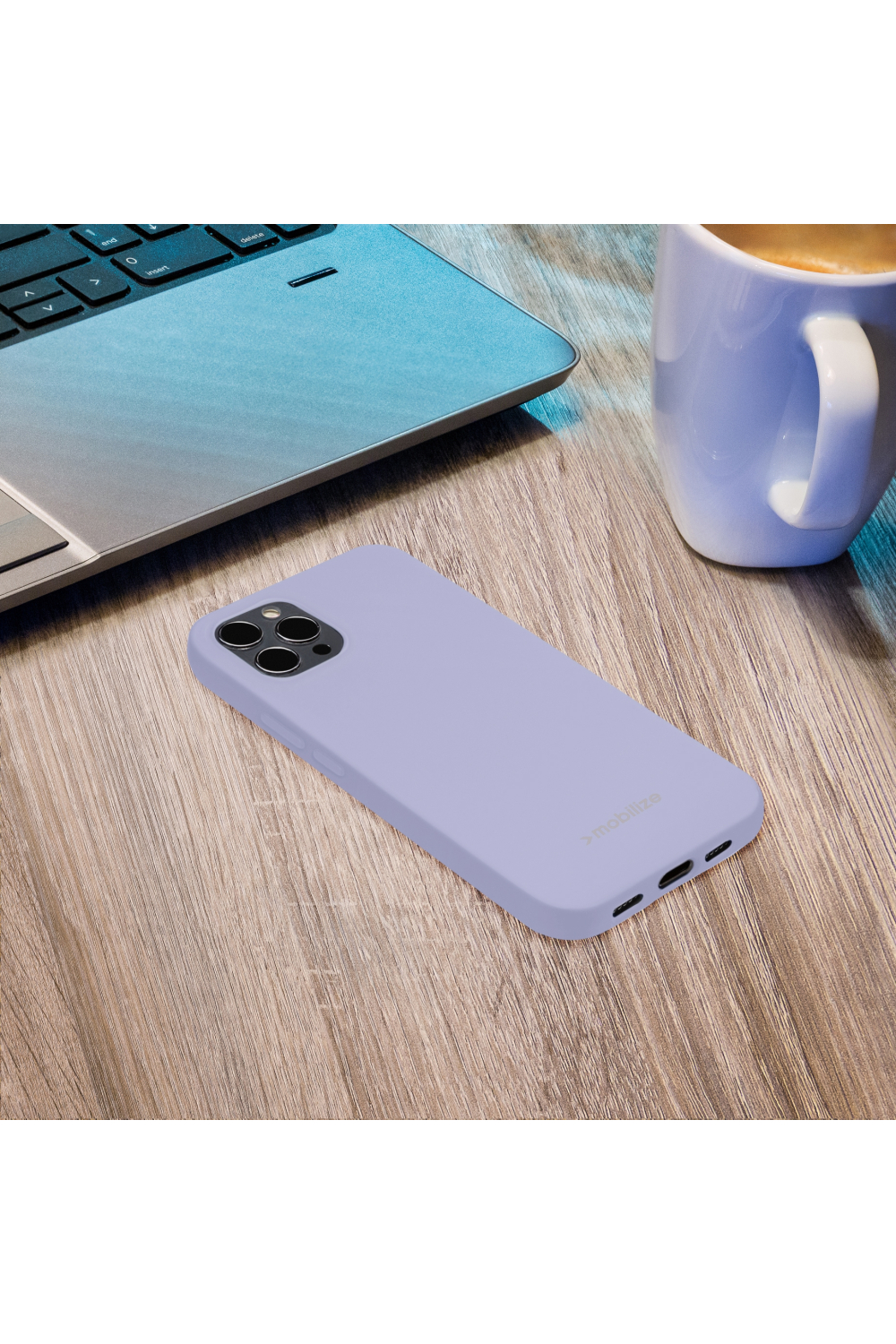 Mobilize Rubber Gelly Case Samsung Galaxy A14 5G Pastel Purple - Afbeelding 7