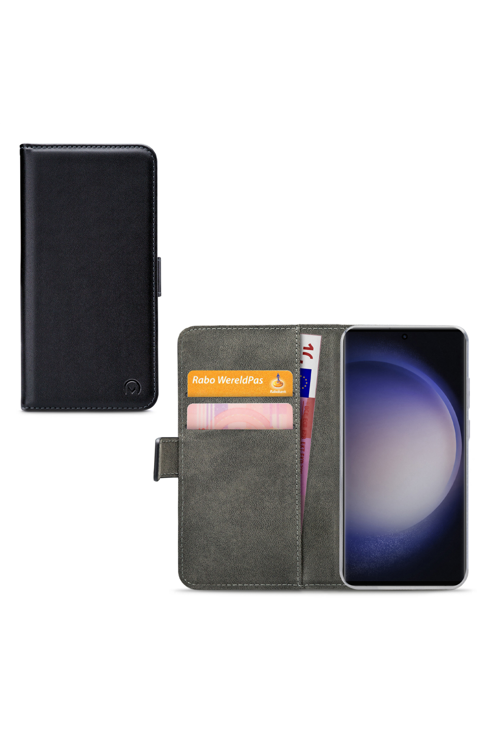 Mobilize Classic Gelly Wallet Book Case Samsung Galaxy S23 Ultra 5G Black