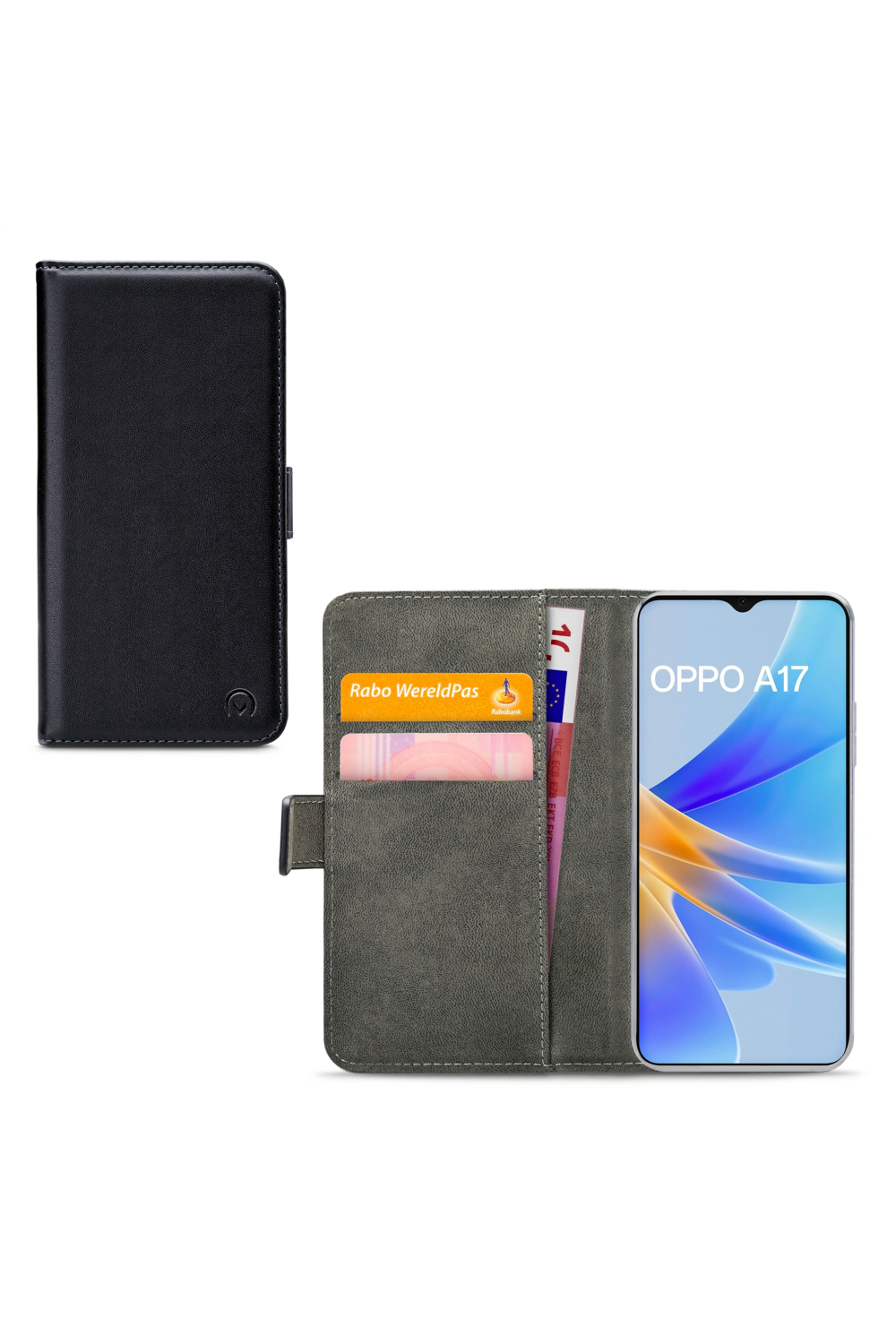 Mobilize Classic Gelly Wallet Book Case Oppo A17 Black