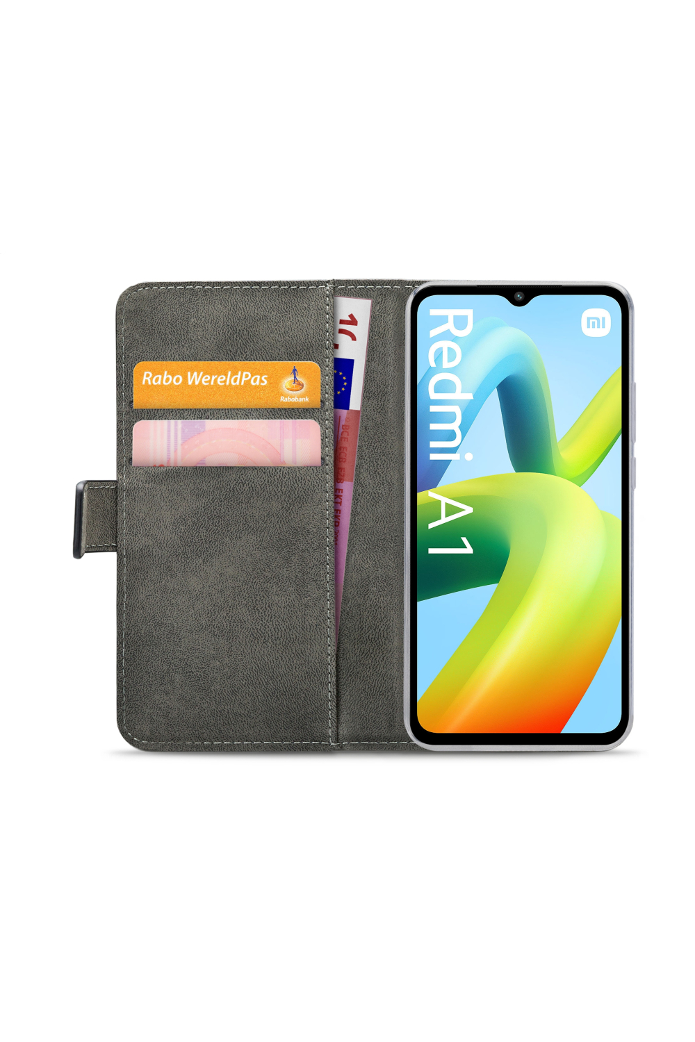 Mobilize Classic Gelly Wallet Book Case Xiaomi Redmi A1/A2 4G Black - Afbeelding 4