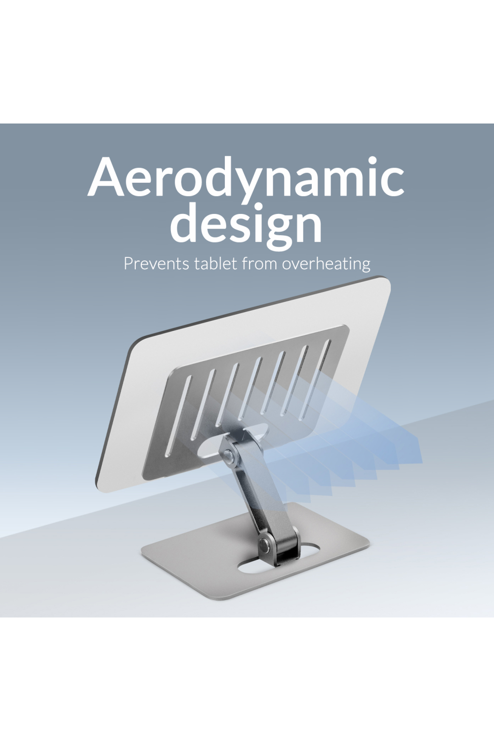 Mobilize Foldable Aluminium Tablet Stand Silver - Afbeelding 5