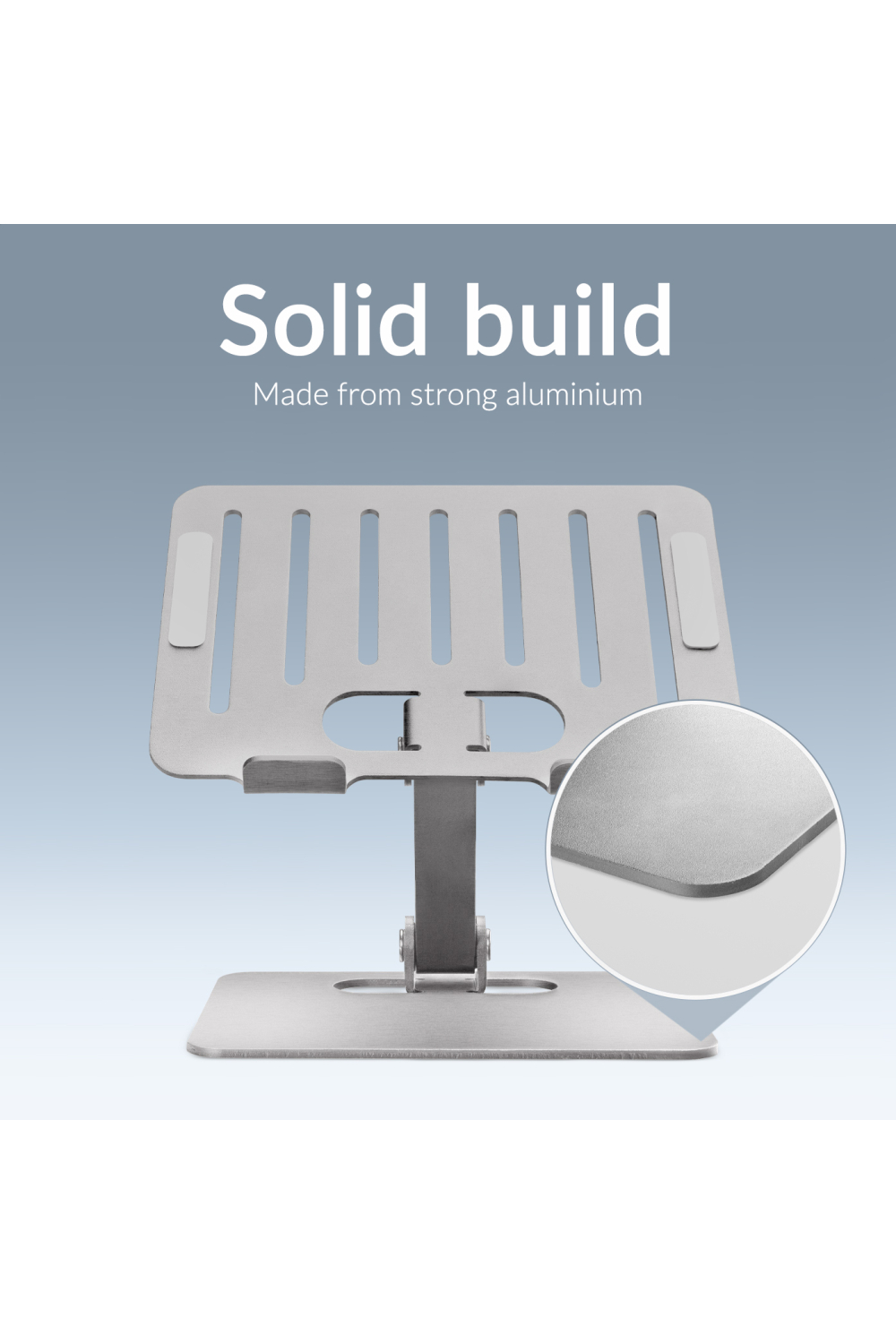 Mobilize Foldable Aluminium Tablet Stand Silver - Afbeelding 6