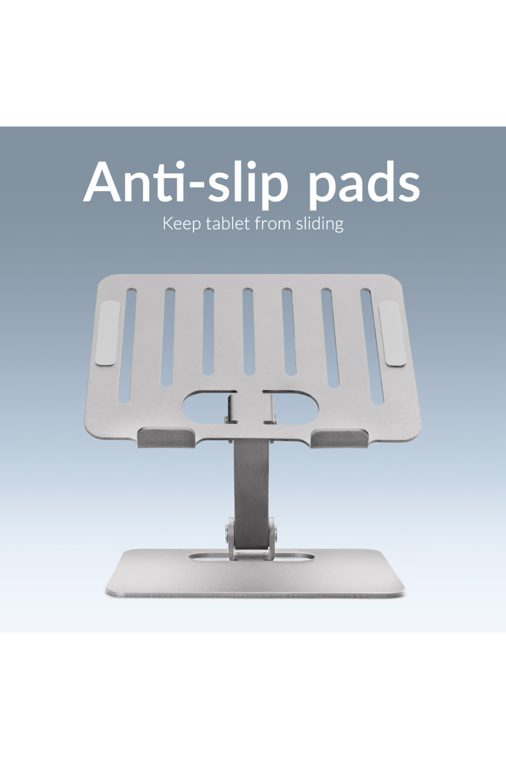 Mobilize Foldable Aluminium Tablet Stand Silver - Afbeelding 7