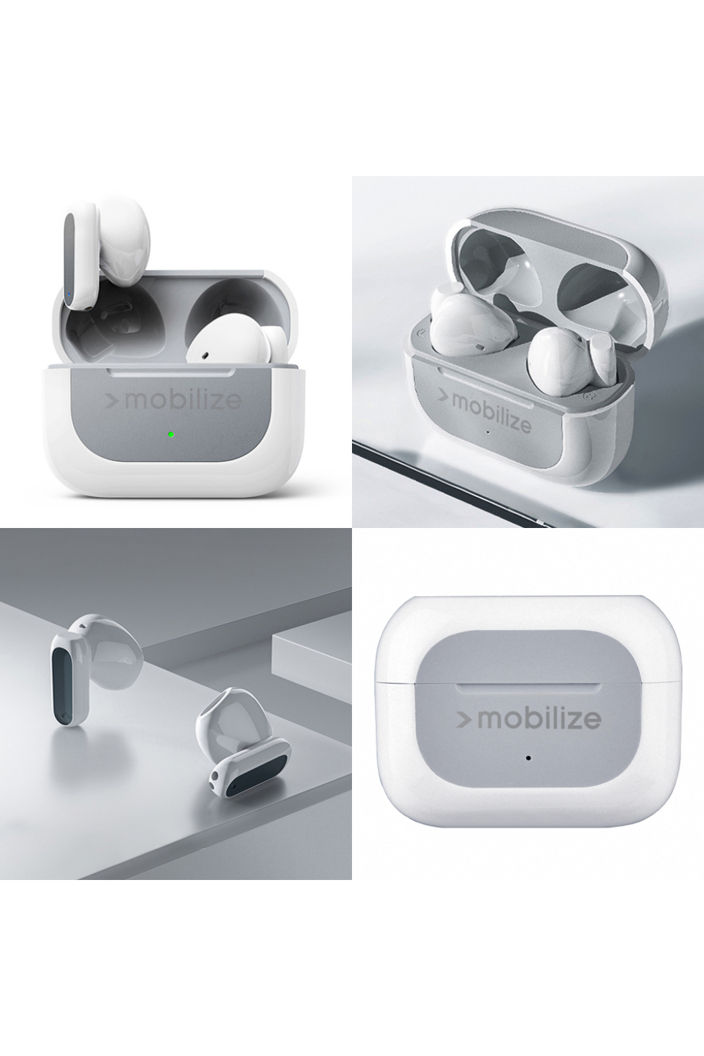 Mobilize Bluetooth Tws Earbuds Mini White - Afbeelding 4