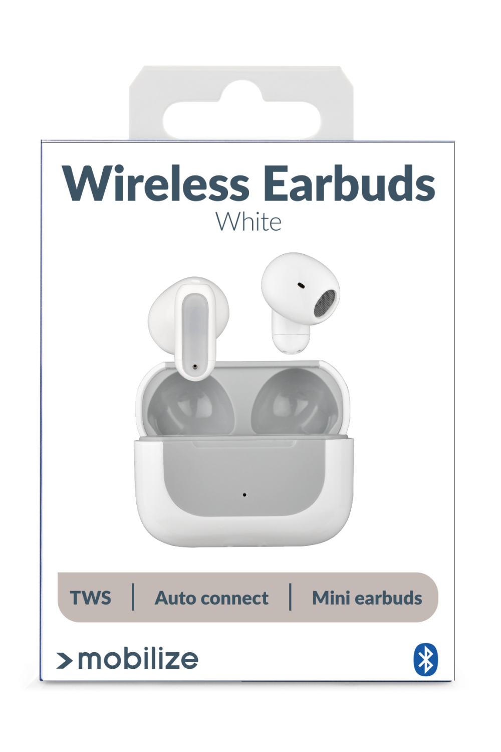 Mobilize Bluetooth Tws Earbuds Mini White - Afbeelding 9