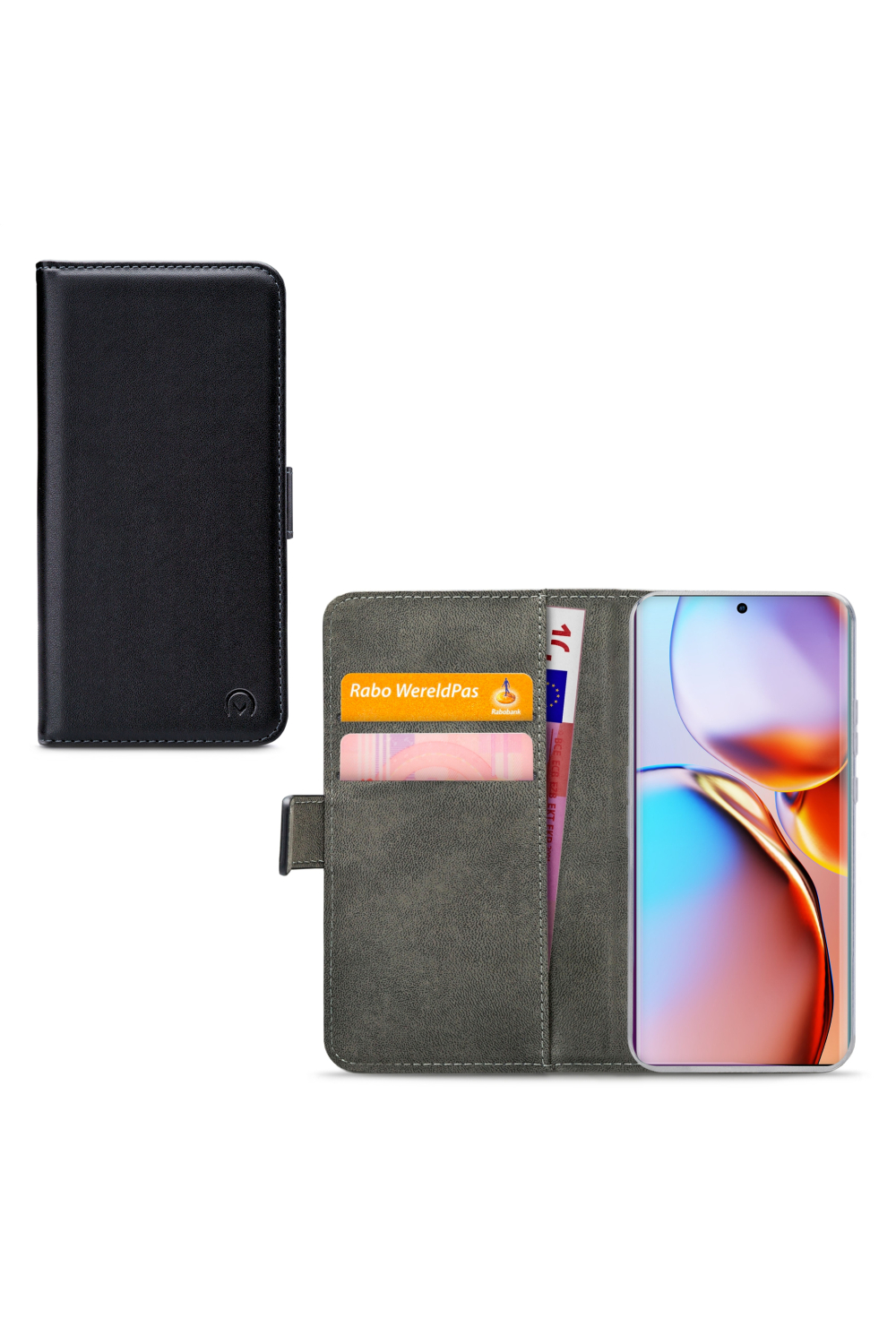 Mobilize Classic Gelly Wallet Book Case Motorola Edge 40 Pro Black