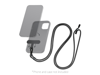 Mobilize Nylon Lanyard Black