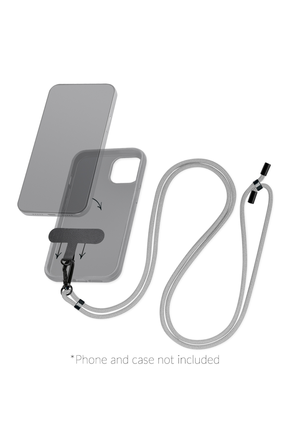 Mobilize Nylon Lanyard Grey
