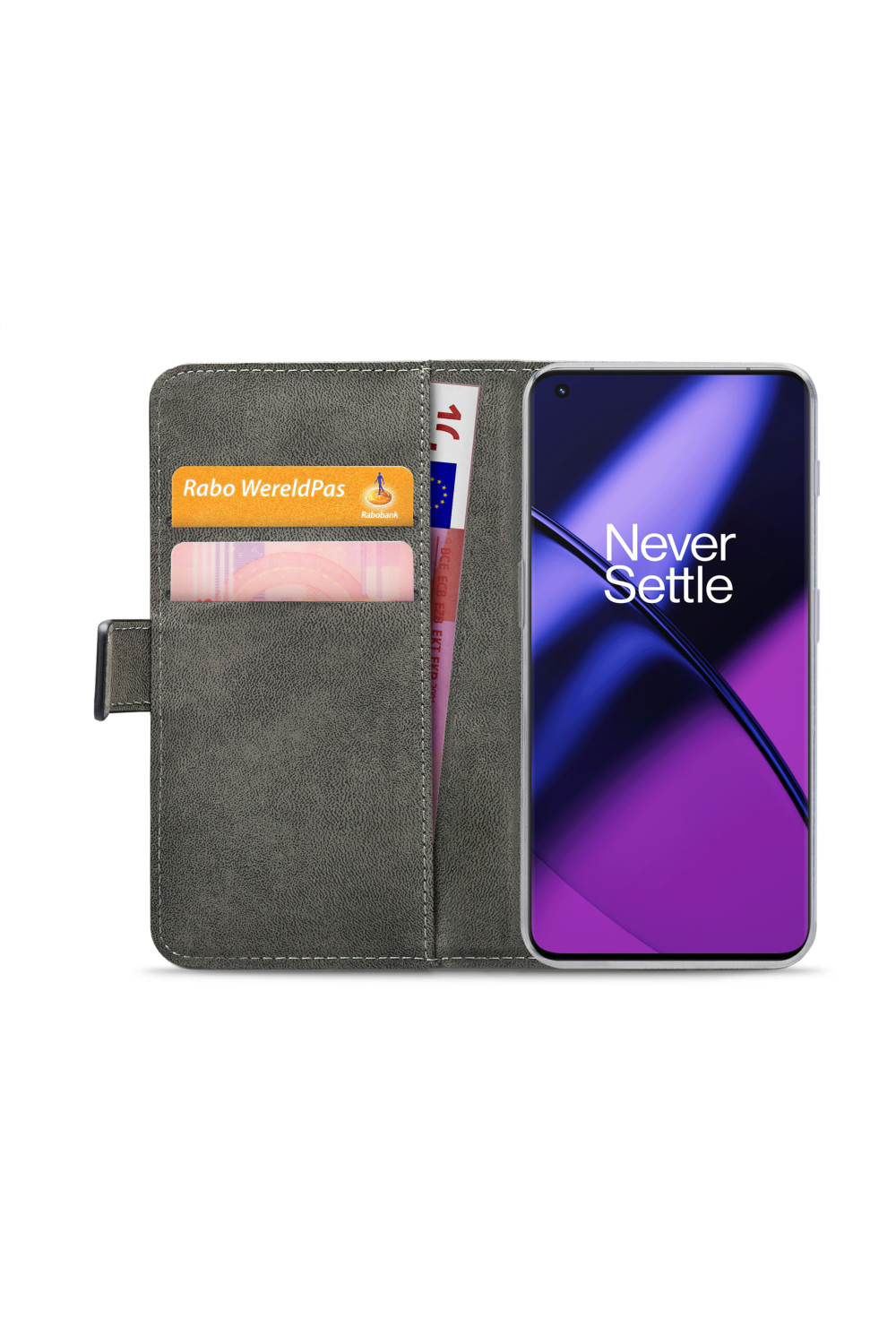 Mobilize Classic Gelly Wallet Book Case Oneplus 11 Black - Afbeelding 3