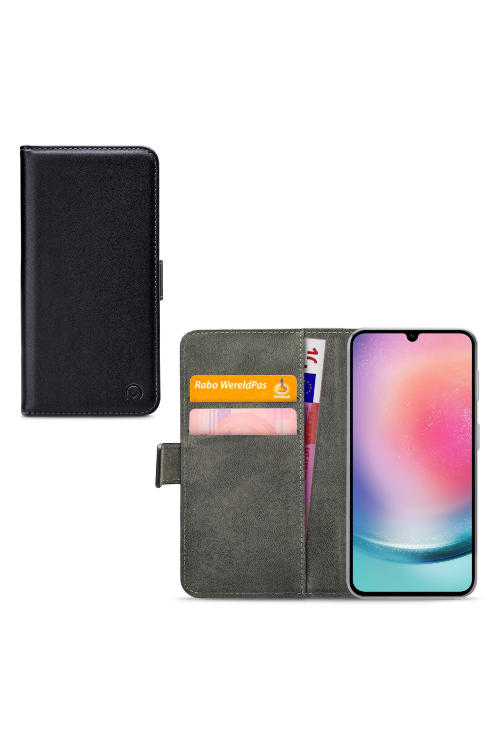 Mobilize Classic Gelly Wallet Book Case Samsung Galaxy A24 4G Black