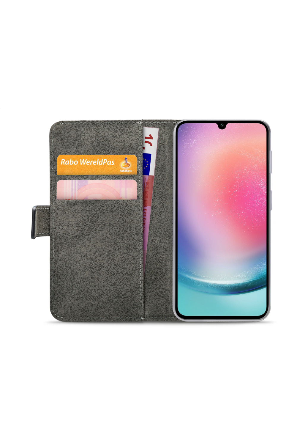 Mobilize Classic Gelly Wallet Book Case Samsung Galaxy A24 4G Black - Afbeelding 4