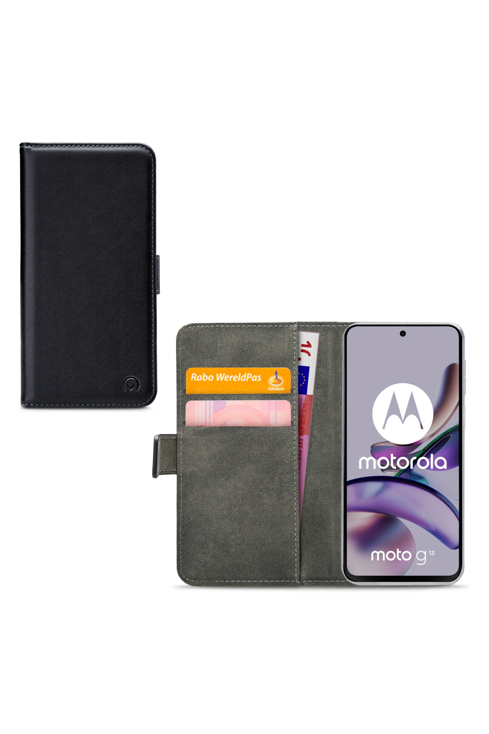 Mobilize Classic Gelly Wallet Book Case Motorola Moto G13 4G/G23 4G Black