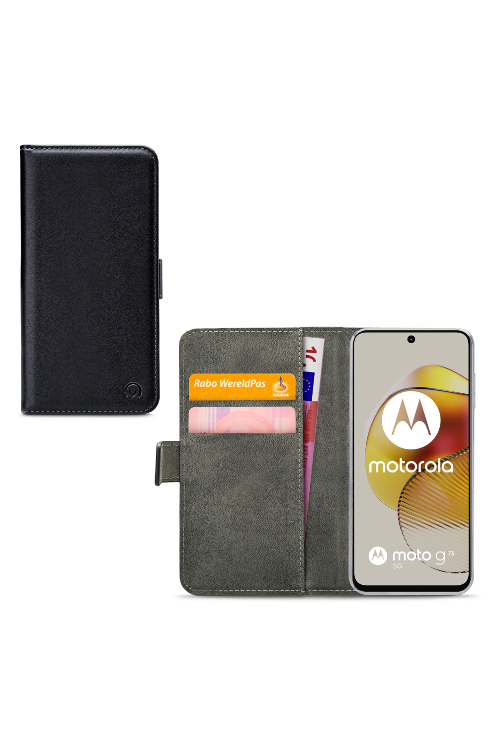 Mobilize Classic Gelly Wallet Book Case Motorola Moto G73 5G Black