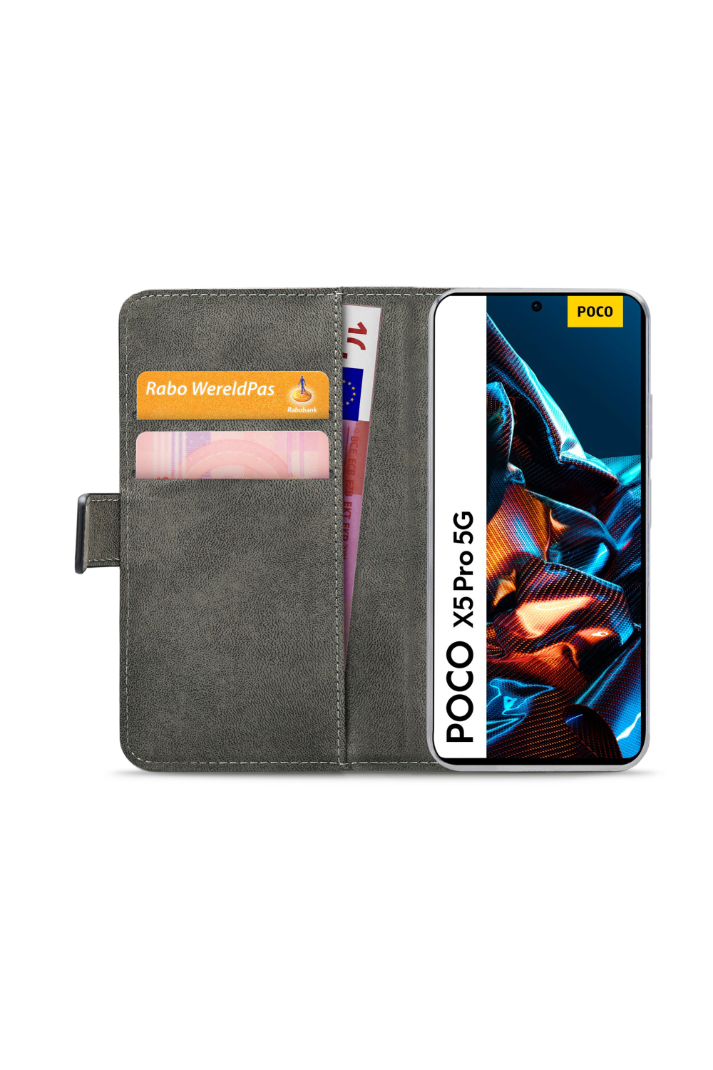 Mobilize Classic Gelly Wallet Book Case Xiaomi Poco X5 Pro 5G Black - Afbeelding 4