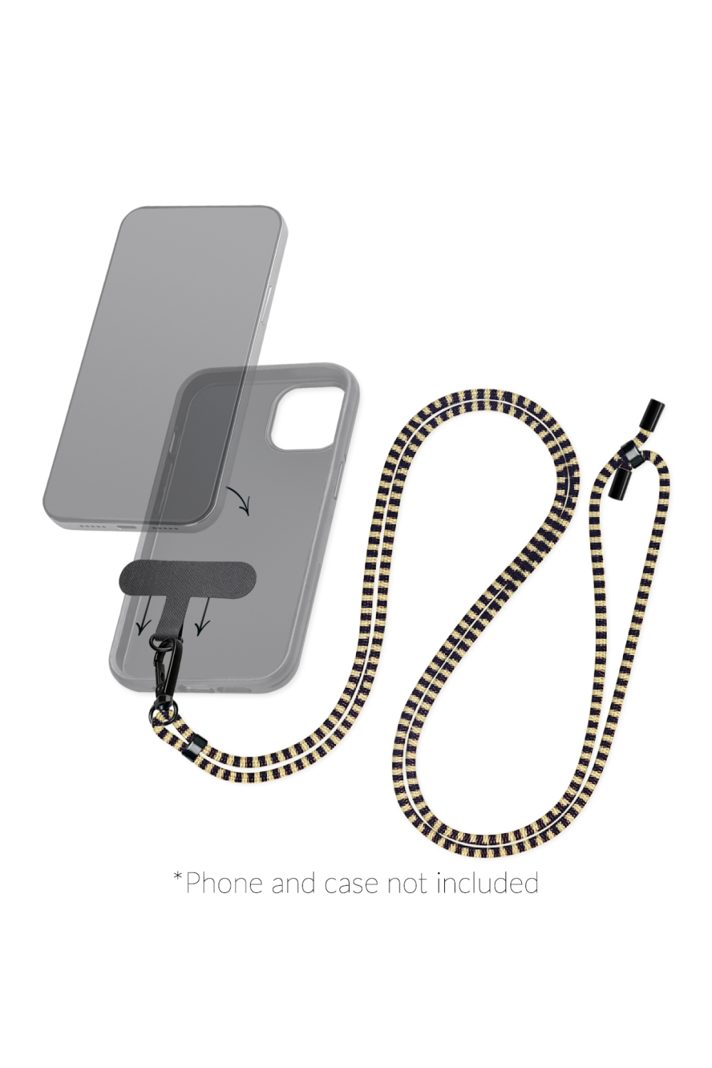 Mobilize Nylon Lanyard Blue/Beige