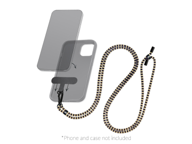 Mobilize Nylon Lanyard Blue/Beige