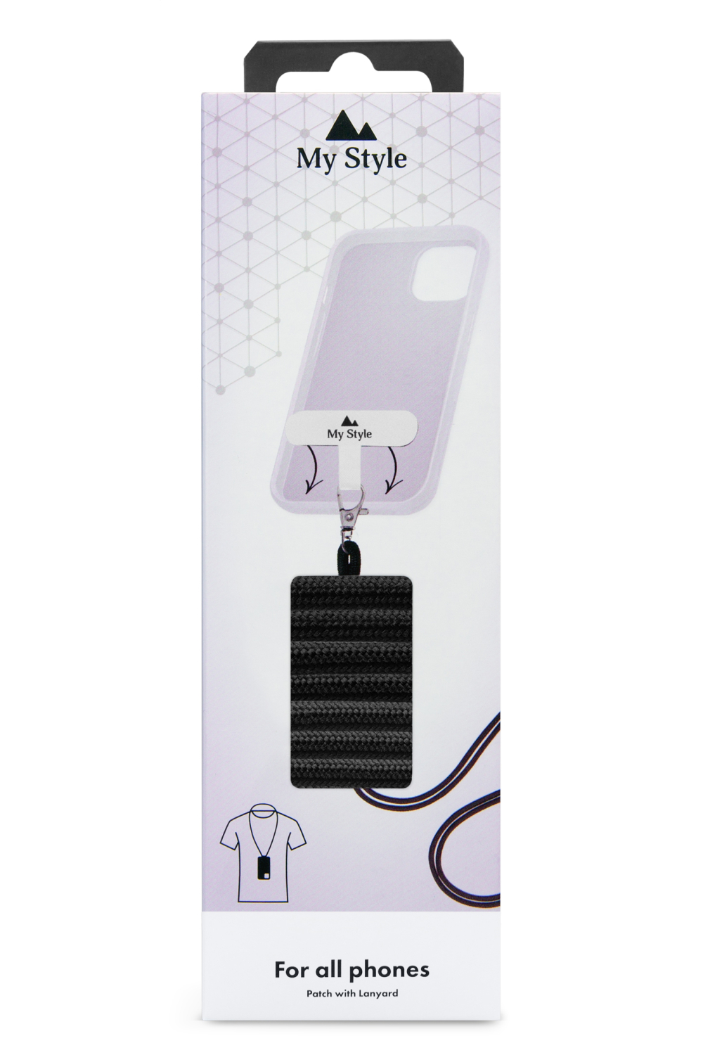 My Style Smartphone Lanyard Black - Afbeelding 6