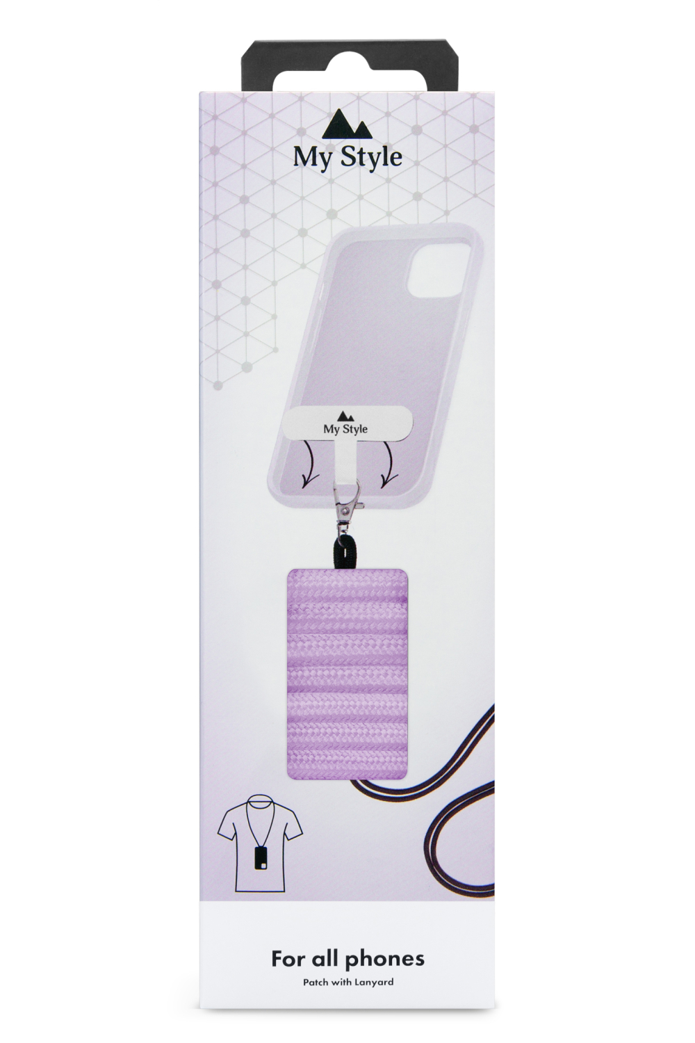 My Style Smartphone Lanyard Purple - Afbeelding 6