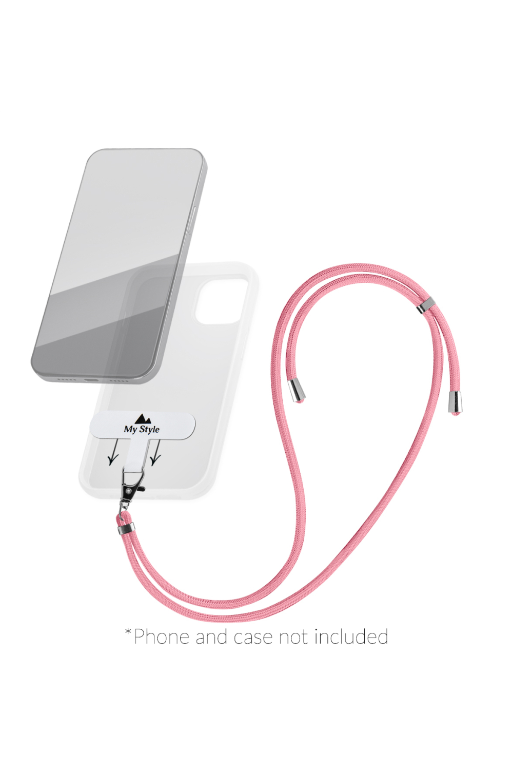 My Style Smartphone Lanyard Pink