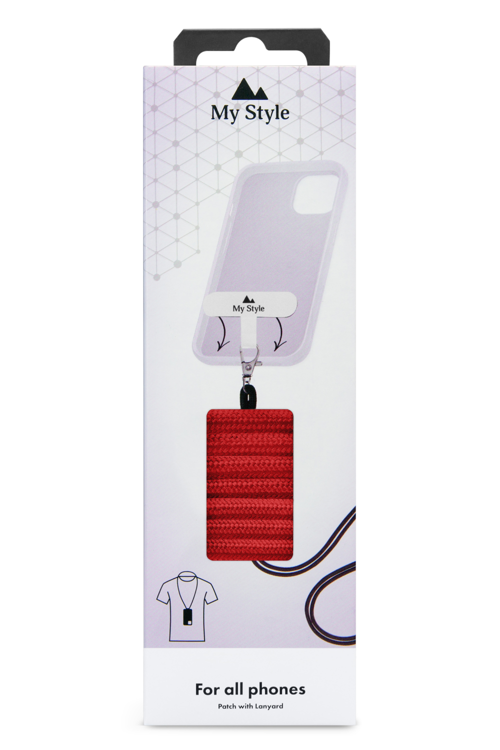 My Style Smartphone Lanyard Red - Afbeelding 6