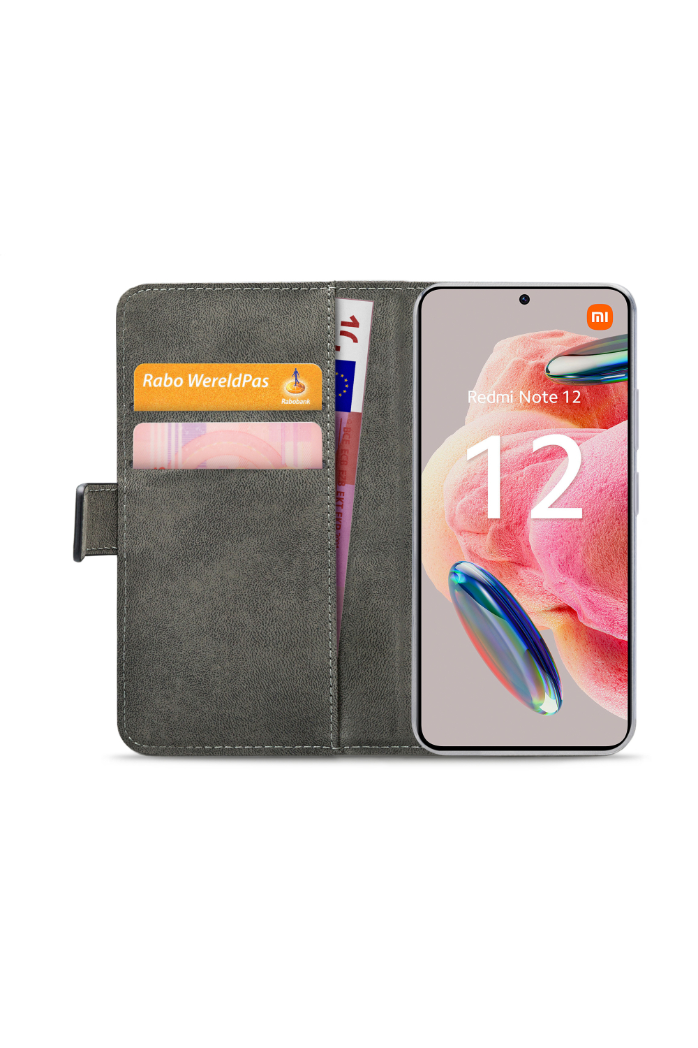 Mobilize Classic Gelly Wallet Book Case Xiaomi Redmi Note 12 4G Black - Afbeelding 4