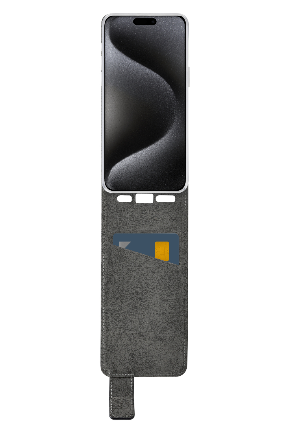 Mobilize Classic Gelly Flip Case Apple Iphone 15 Pro Max Black - Afbeelding 3