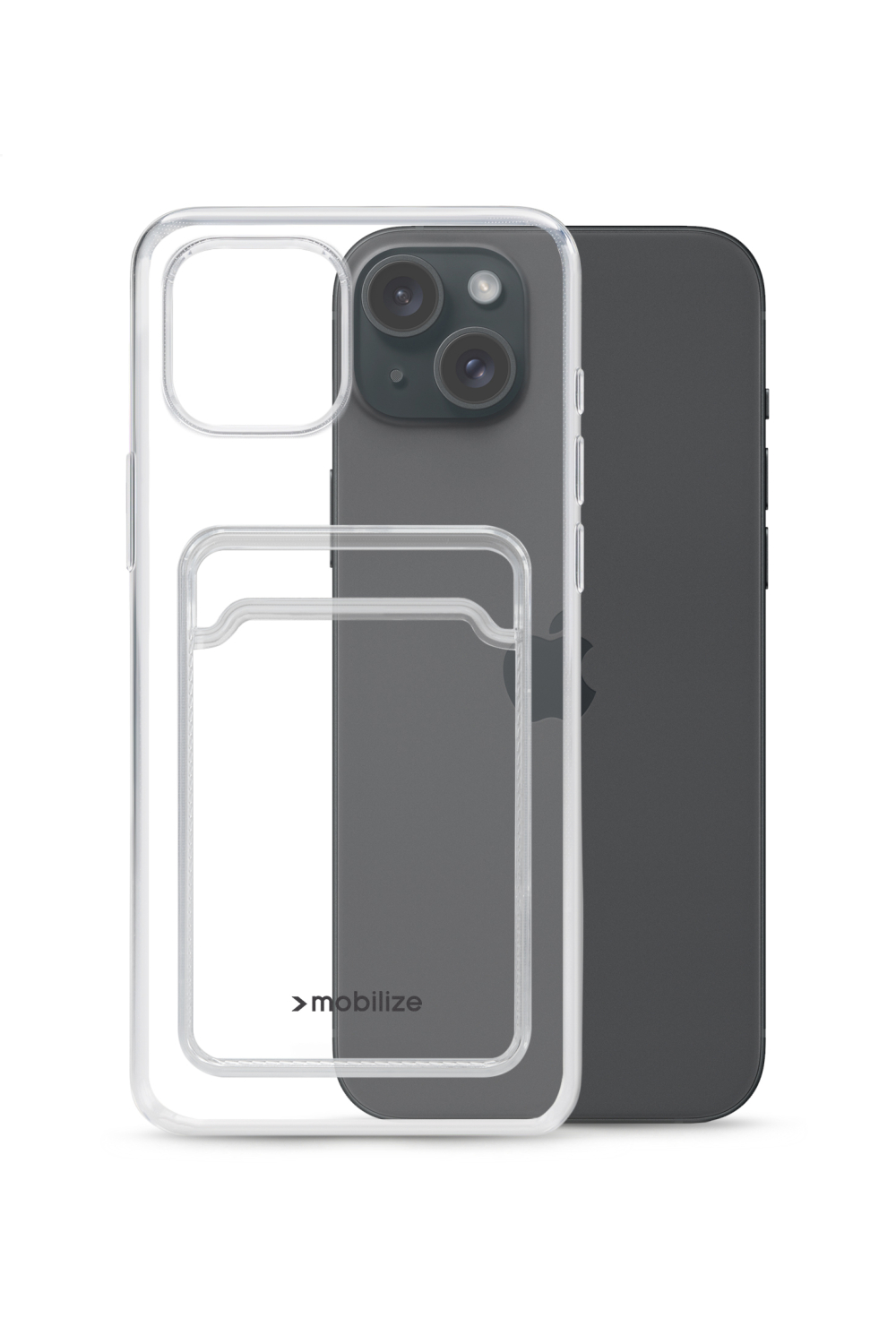Mobilize Gelly Card Case Apple Iphone 15 Plus Clear