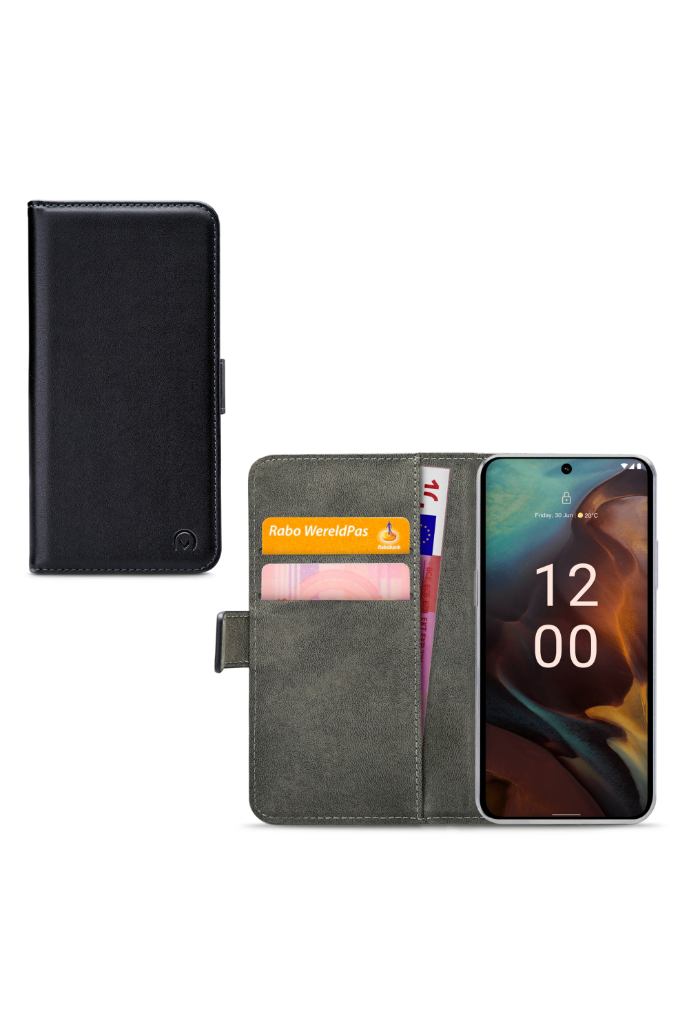 Mobilize Classic Gelly Wallet Book Case Nokia Xr21/Hmd Xr21 Black