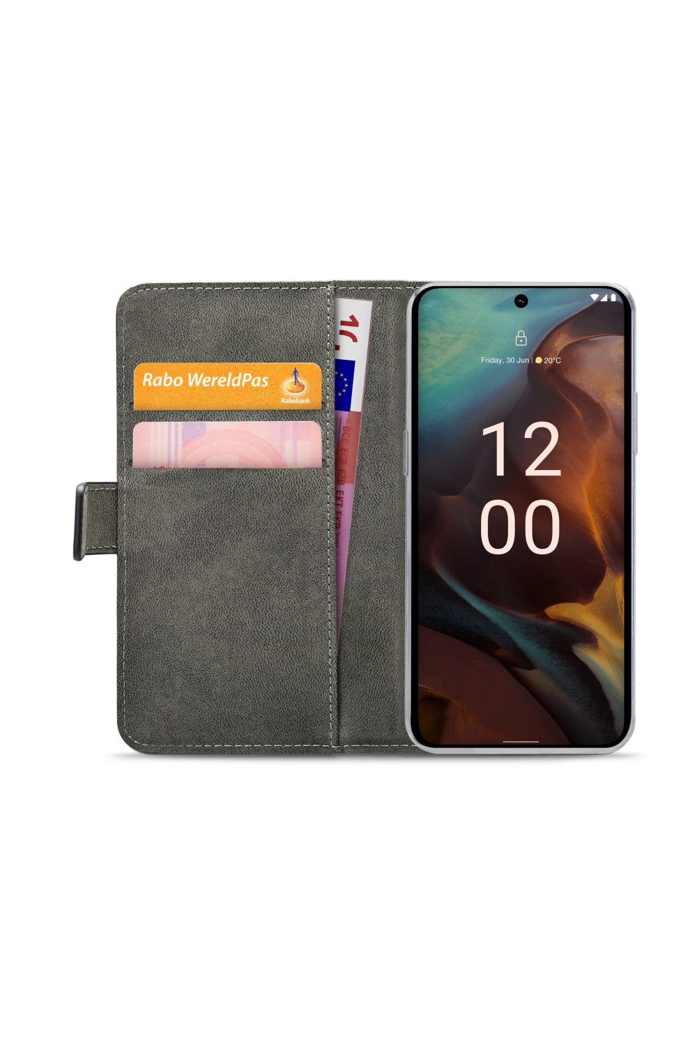Mobilize Classic Gelly Wallet Book Case Nokia Xr21/Hmd Xr21 Black - Afbeelding 4