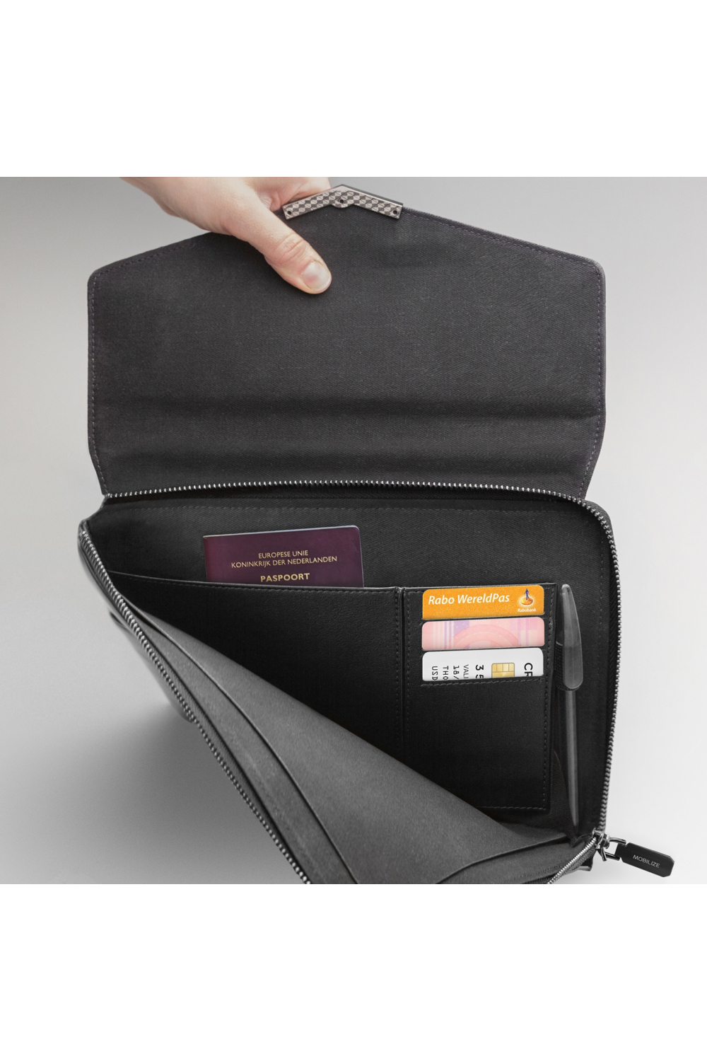 Mobilize Elegant Universal Tablet Clutch Black Croco - Afbeelding 5