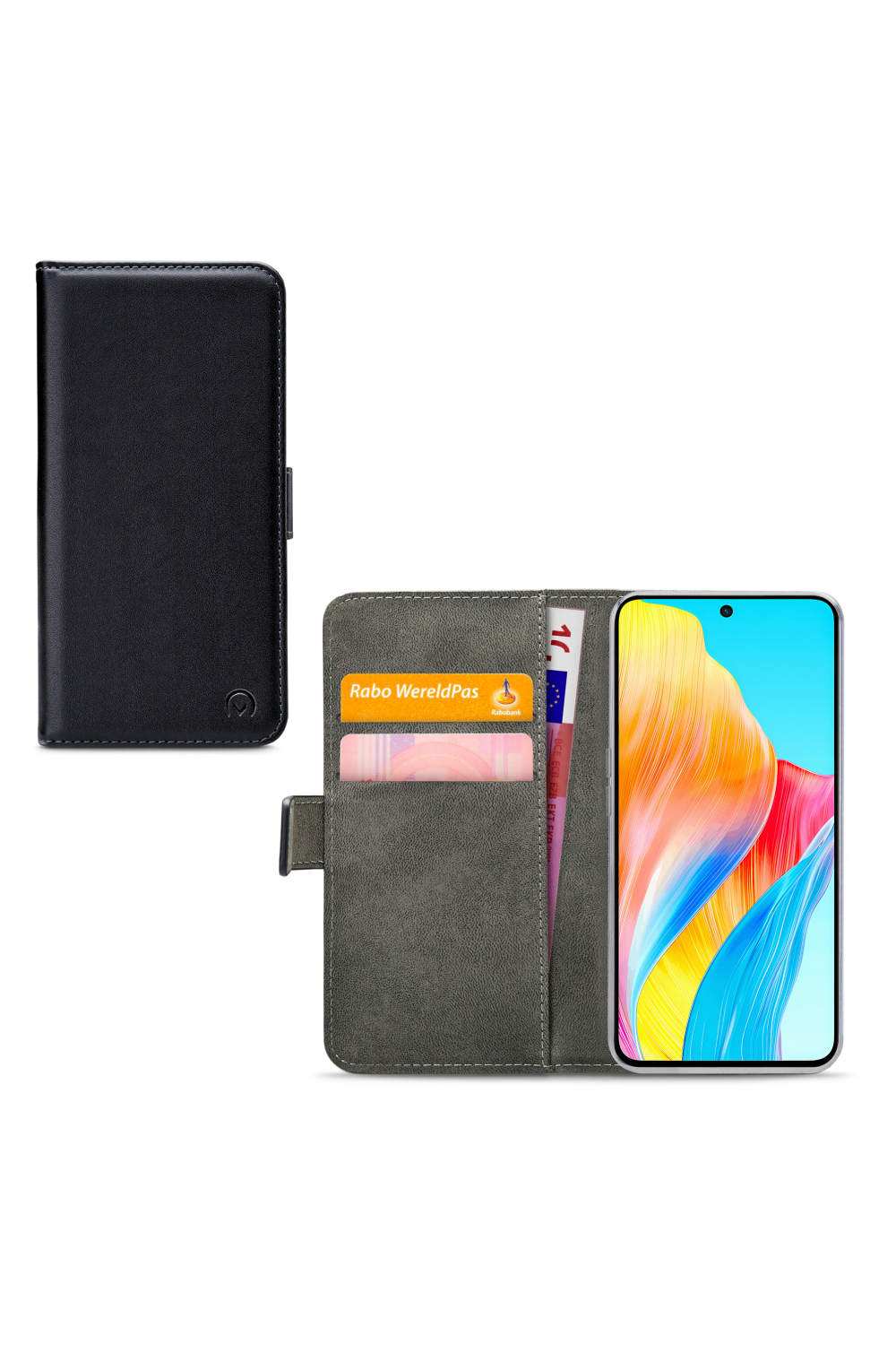 Mobilize Classic Gelly Wallet Book Case Oppo A98 5G Black