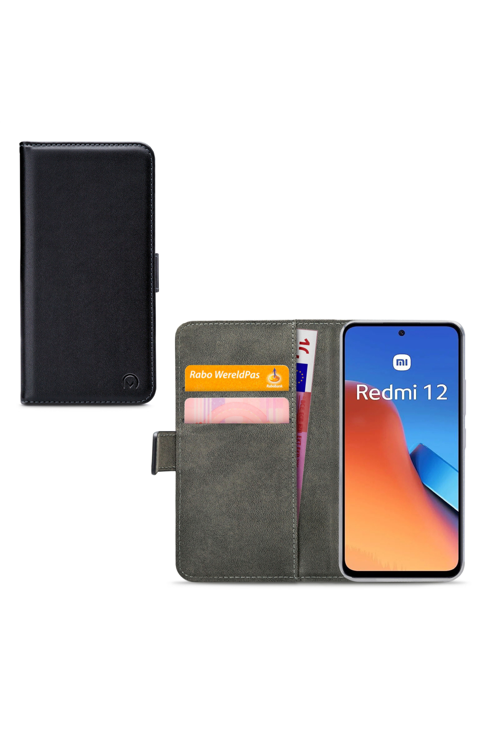 Mobilize Classic Gelly Wallet Book Case Xiaomi Redmi 12 Black