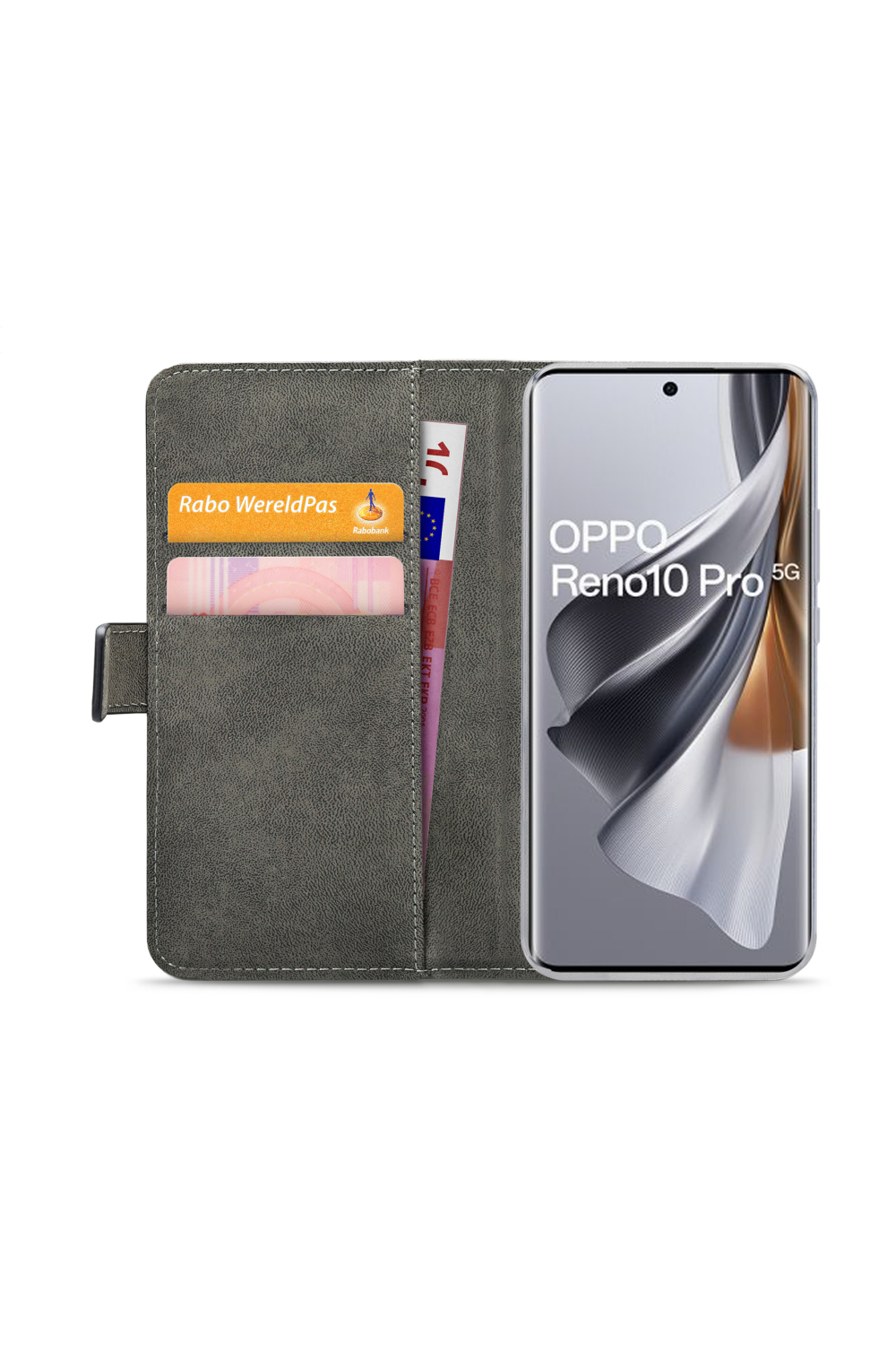 Mobilize Classic Gelly Wallet Book Case Oppo Reno10/Reno10 Pro 5G Black - Afbeelding 4